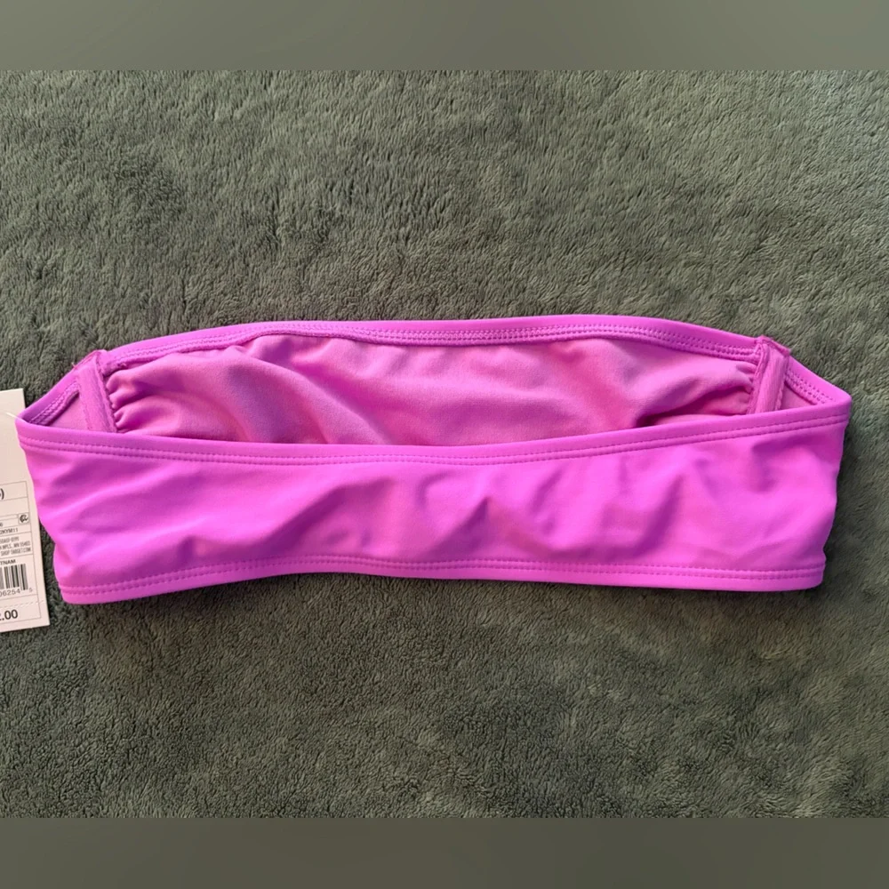 🩷wild fable • hot orchid bandeau top • S (4-6) • NWT - Picture 2 of 6